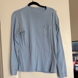 Vineyard Vines Men's Sky Blue Long Sleeve Tee